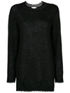 RED VALENTINO OVERSIZED LONG-SLEEVE SWEATER