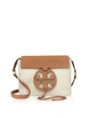 TORY BURCH FESTIVAL BROWN SHEARLING AND LEATHER MILLER CROSSBODY BAG,10638158