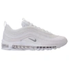 Nike White Air Max 97 Sneakers In White/wolf Grey/black