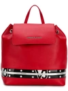 VERSACE JEANS VERSACE JEANS STAR STRIPE BACKPACK - RED
