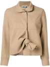 HACHE HACHE KNOTTED JACKET - BROWN