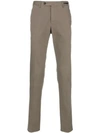 Pt01 Slim Fit Chino Trousers In Neutrals