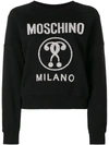 MOSCHINO LOGO PRINT SWEATSHIRT