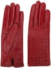 BOTTEGA VENETA woven effect gloves