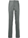 Incotex Straight Leg Trousers In Grey