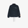 Heron Preston Ctnmb Print Coach Jacket In Blue