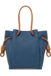 LOEWE FLAMENCO SMALL TEXTURED-LEATHER TOTE