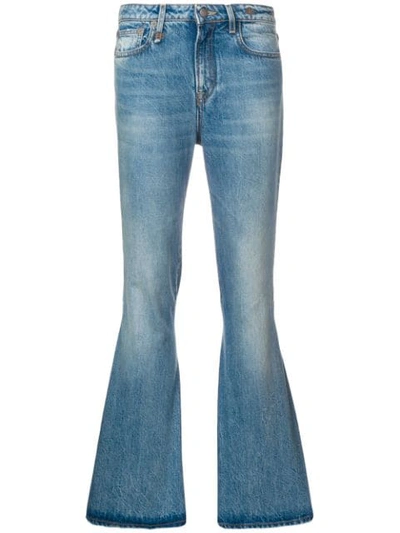 R13 Straight-leg Jeans In Blue