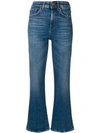 7 FOR ALL MANKIND FLARED CROPPED JEANS