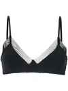 GLORIA COELHO TULLE PANELS BRA