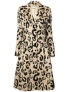 Altuzarra Driss Leopard-print Wool-blend Coat In Brown