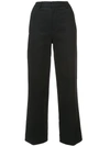 TOME TOME WIDE LEG TROUSERS - BLACK