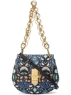 CHLOÉ CHLOÉ DREW CROSSBODY BAG - BLUE