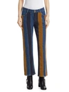 SEE BY CHLOÉ Cord Striped Denim Jeans