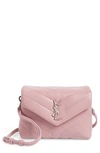 Saint Laurent Toy Loulou Calfskin Leather Crossbody Bag In Mink