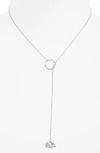 FARIS LURO LARIAT NECKLACE,8012NK-SS