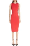 CUSHNIE ET OCHS ET OCHS NAVEA BACK CUTOUT DRESS,2188307-10