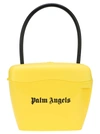 PALM ANGELS PADLOCK BAG BLACK WHITE,10638352