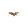 Lee Renee Rose Chevron Ring – Rose Gold