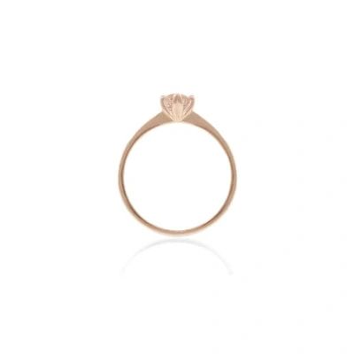 Lee Renee Morganite Petal Ring -rose Gold