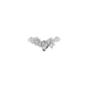 Lee Renee Rose Chevron Ring – Silver