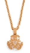 CHANEL Chanel Gold Triple CC Necklace
