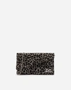 DOLCE & GABBANA DG GIRLS CLUTCH IN LUREX JACQUARD FABRIC AND LEOPARD-PRINT VELVET,BB6601AU11280750