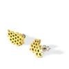 KAROLINA BIK JEWELLERY Honeycomb Earrrings Gold
