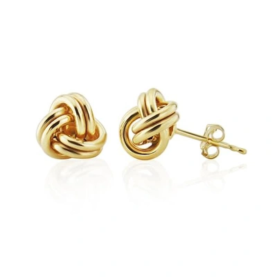 Auree Jewellery Onslow Gold Vermeil Double Knot Stud Earrings