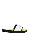 Fenty X Puma Logo Pool Slides In White
