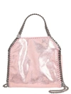 Stella Mccartney Tiny Falabella Metallic Tote In Rosa