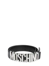 MOSCHINO BELT WITH LOGO LETTERING,10639844