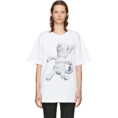 Juunj Juun.j White Cat Mummy T-shirt