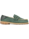 LE MOCASSIN ZIPPE AVOCAT SUEDE LOAFERS