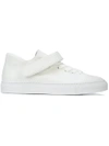 SOLOVIERE SOLOVIERE TOUCHSTRAP LOW-TOP SNEAKERS - WHITE