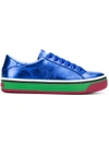 MARC JACOBS MARC JACOBS EMPIRE LACE-UP SNEAKERS - BLUE