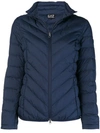 EA7 ZIPPED PUFFER JACKET