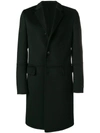 Prada Classic Single-breasted Coat - Black