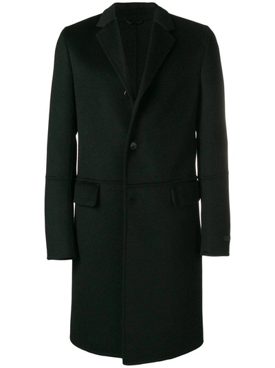 Prada Classic Single-breasted Coat - Black