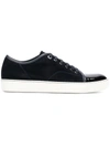 Lanvin Dbb1 Sneakers In Corduroy In Steel