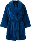 LISKA oversized fur coat