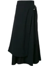 VICTORIA BECKHAM VICTORIA BECKHAM BELTED WAIST SKIRT - BLACK