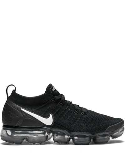 Nike Air Vapormax Flyknit 2 Running Trainers In Black