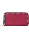 STELLA MCCARTNEY STELLA MCCARTNEY FALABELLA ZIP-AROUND WALLET - RED