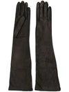 ERIKA CAVALLINI ERIKA CAVALLINI LONG GLOVES - BLACK