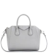Givenchy Antigona Small Textured-leather Tote In Grey