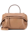 TOD'S Wave Small leather tote,P00334101