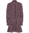 ISABEL MARANT ÉTOILE ONDRIA PLAID COTTON SHIRT DRESS,P00323074