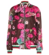 GUCCI Reversible silk twill jacket,P00336071