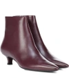 THE ROW Coco leather ankle boots,P00331934